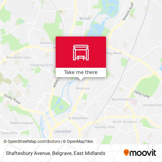 Shaftesbury Avenue, Belgrave map