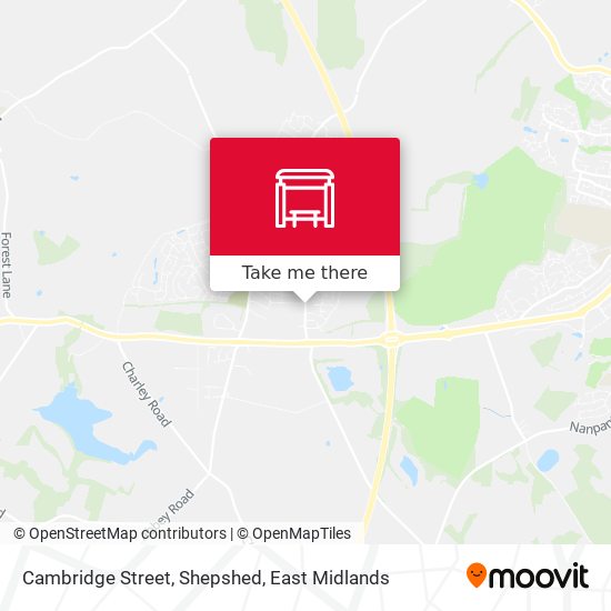 Cambridge Street, Shepshed map