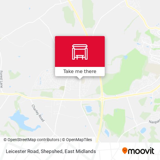 Leicester Road, Shepshed map