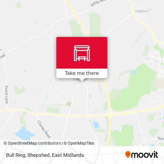 Bull Ring, Shepshed map