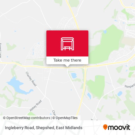 Ingleberry Road, Shepshed map