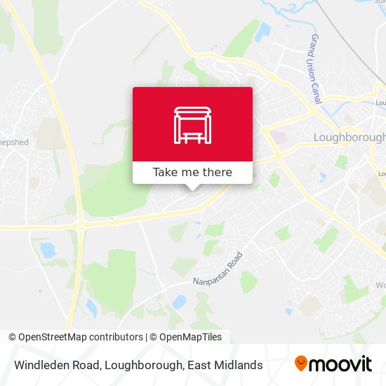 Windleden Road, Loughborough map