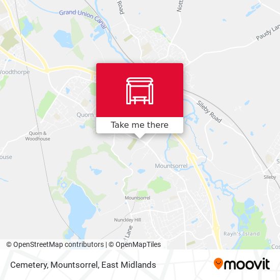 Cemetery, Mountsorrel map