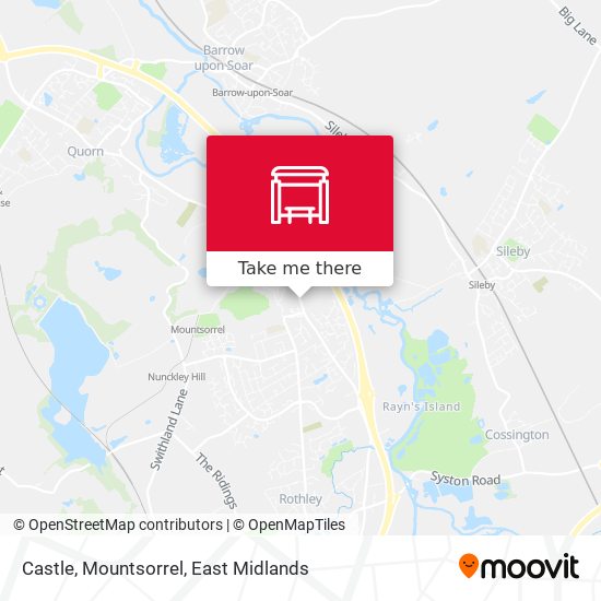 Castle, Mountsorrel map