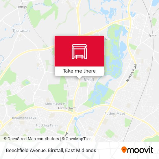Beechfield Avenue, Birstall map