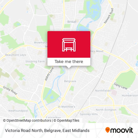 Victoria Road North, Belgrave map