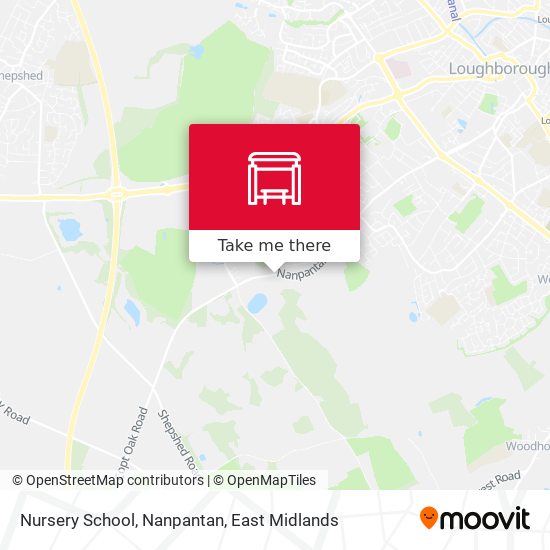 Nursery School, Nanpantan map