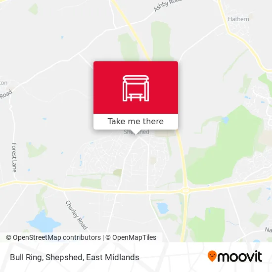 Bull Ring, Shepshed map
