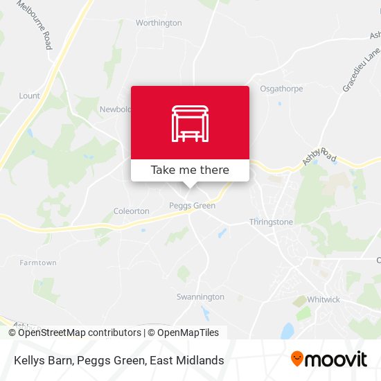 Kellys Barn, Peggs Green map