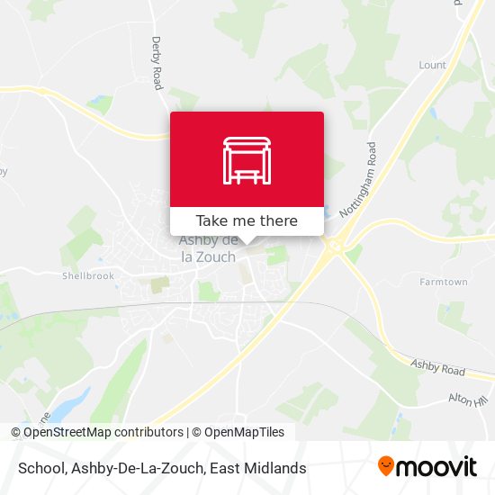 School, Ashby-De-La-Zouch map