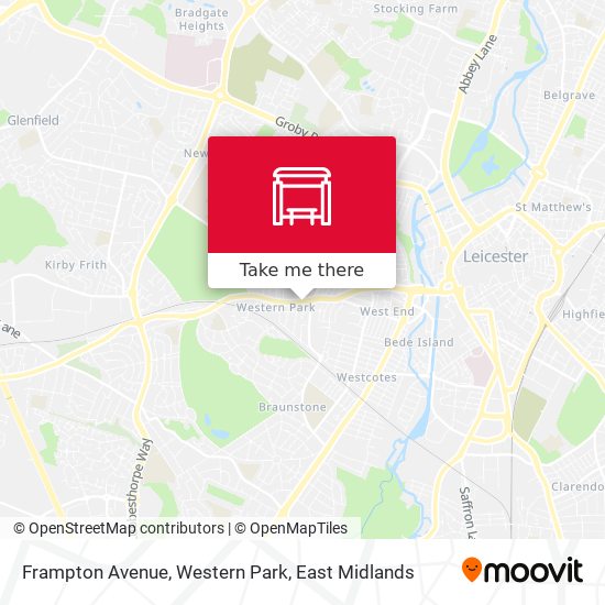 Frampton Avenue, Western Park map