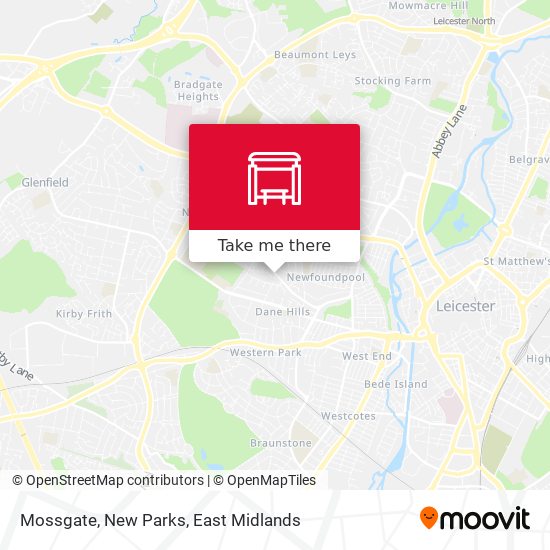 Mossgate, New Parks map
