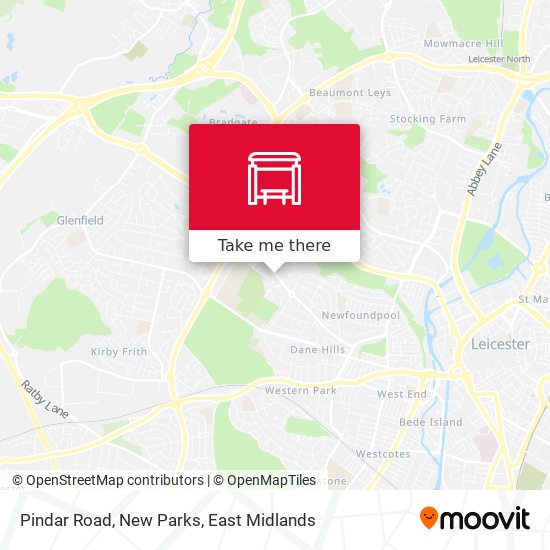 Pindar Road, New Parks map