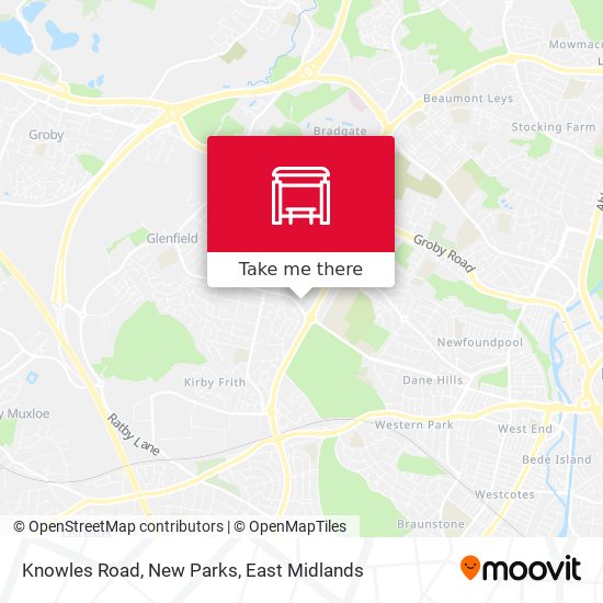 Knowles Road, New Parks map
