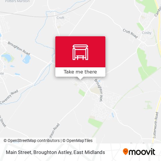 Main Street, Broughton Astley map