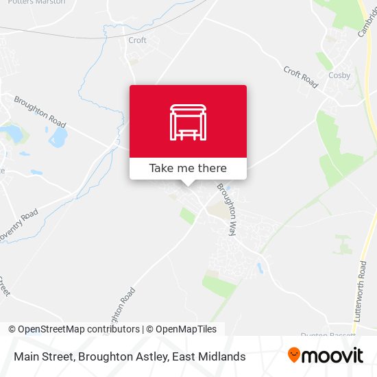 Main Street, Broughton Astley map