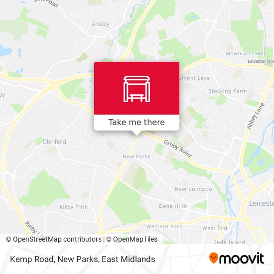 Kemp Road, New Parks map