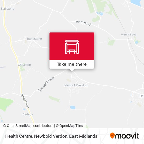 Health Centre, Newbold Verdon map