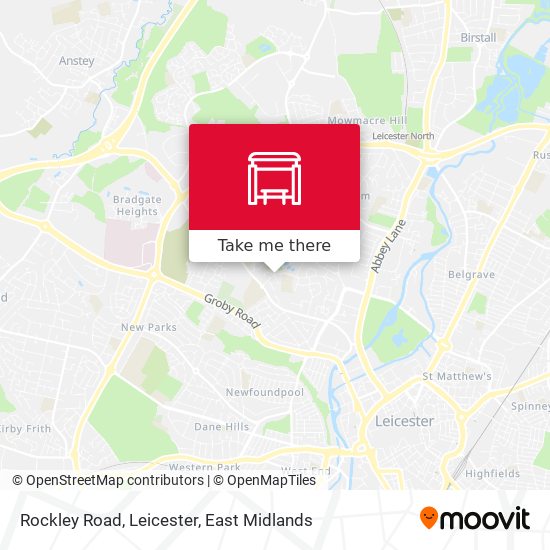 Rockley Road, Leicester map