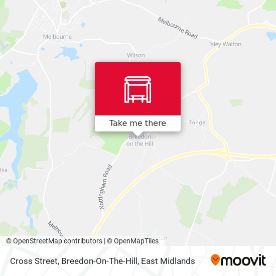 Cross Street, Breedon-On-The-Hill map