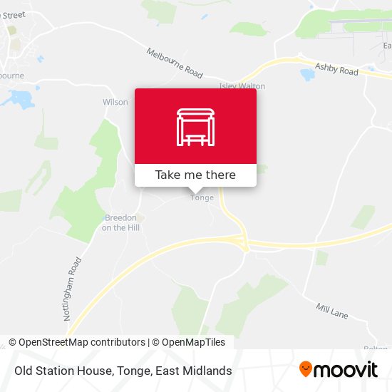 Old Station House, Tonge map
