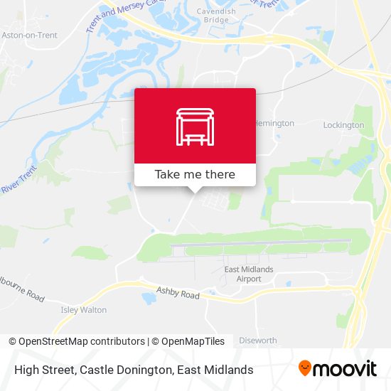 High Street, Castle Donington map