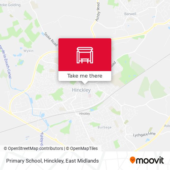 Primary School, Hinckley map