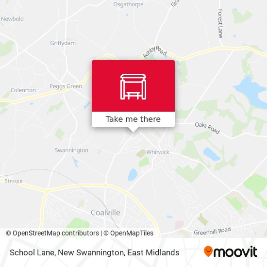 School Lane, New Swannington map