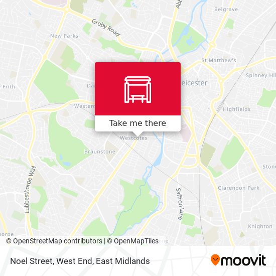 Noel Street, West End map