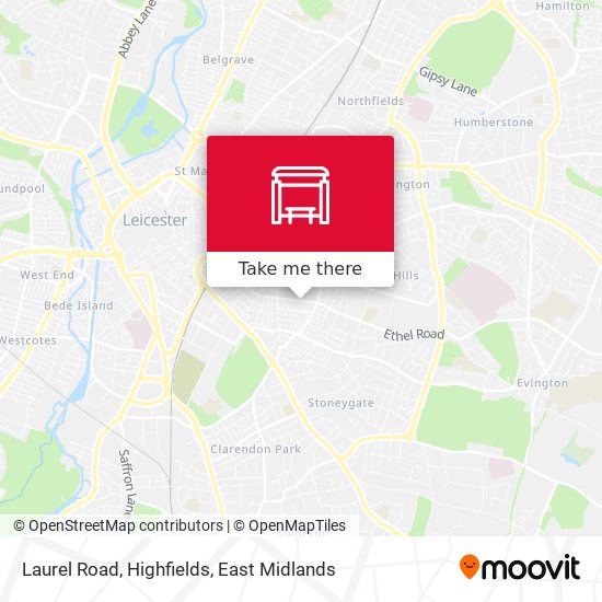 Laurel Road, Highfields map