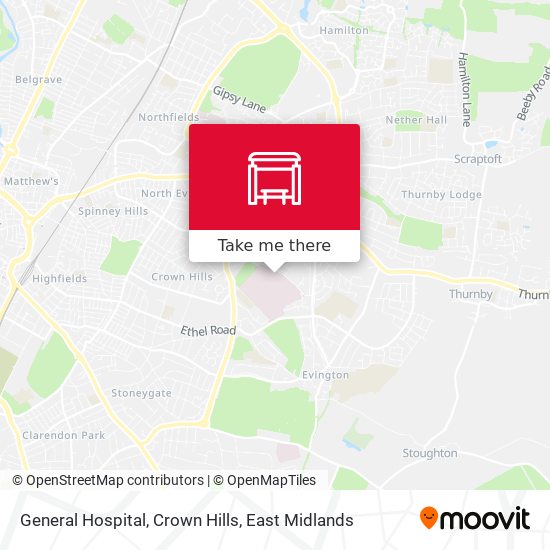 General Hospital, Crown Hills map