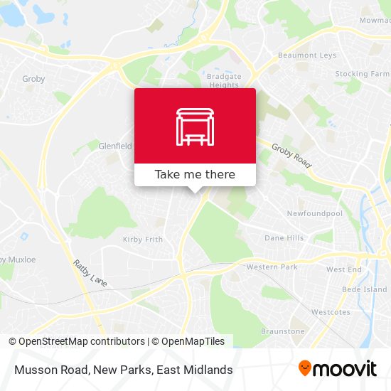 Musson Road, New Parks map