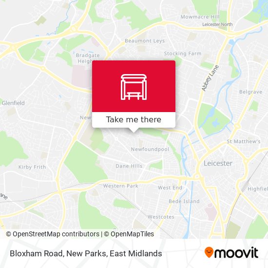 Bloxham Road, New Parks map