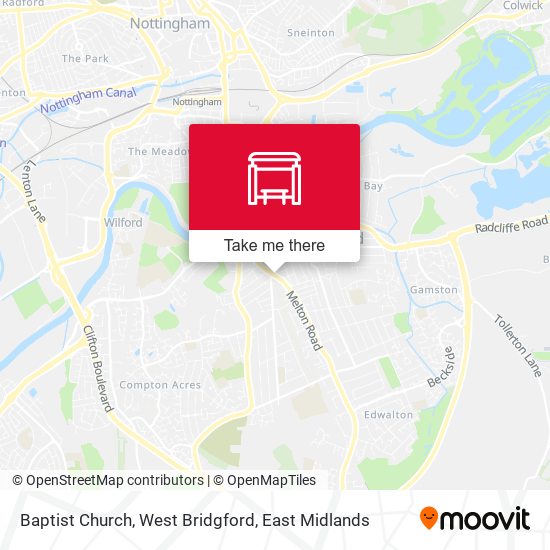 Baptist Church, West Bridgford map