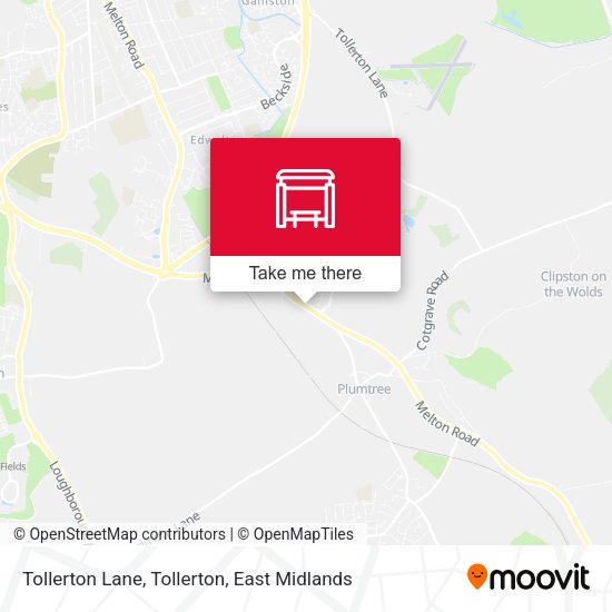 Tollerton Lane, Tollerton map