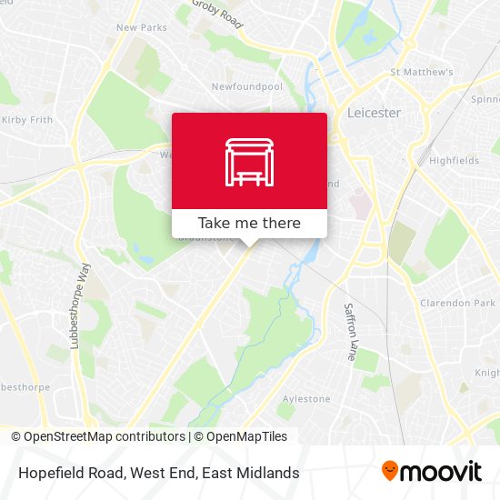 Hopefield Road, West End map
