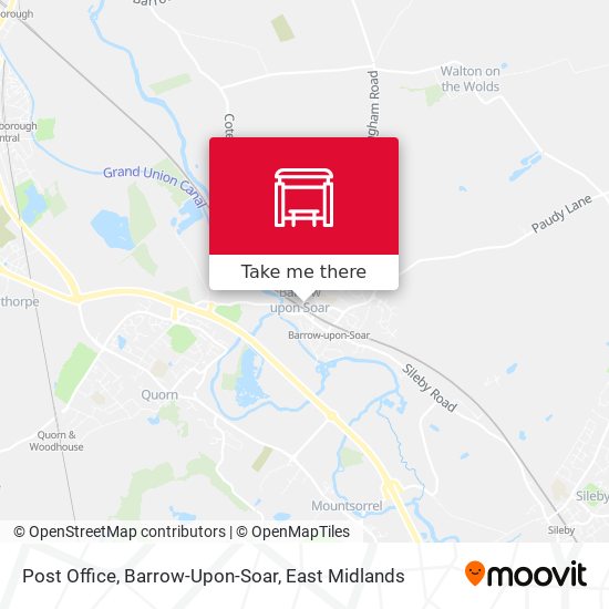 Post Office, Barrow-Upon-Soar map