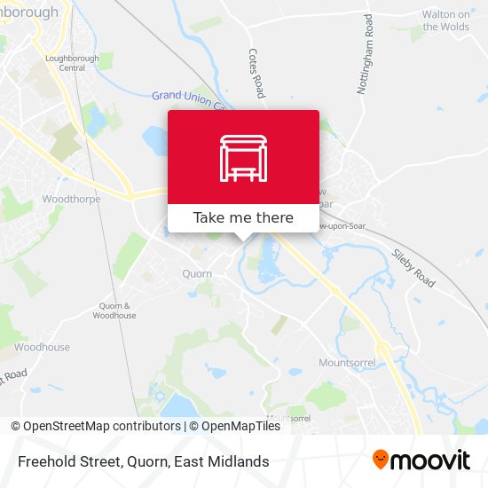Freehold Street, Quorn map