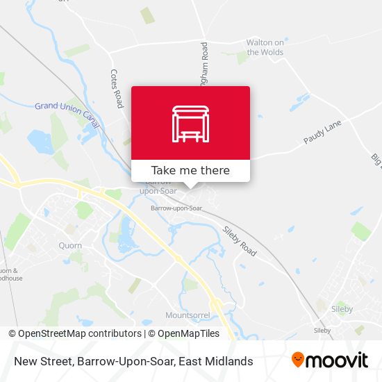 New Street, Barrow-Upon-Soar map