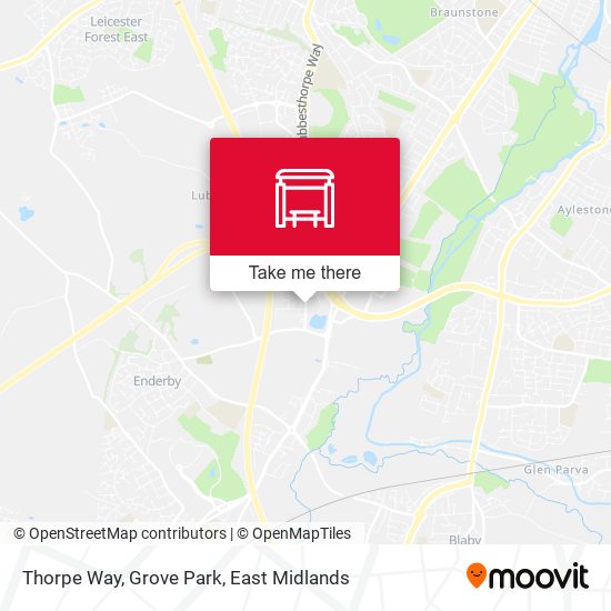 Thorpe Way, Grove Park map