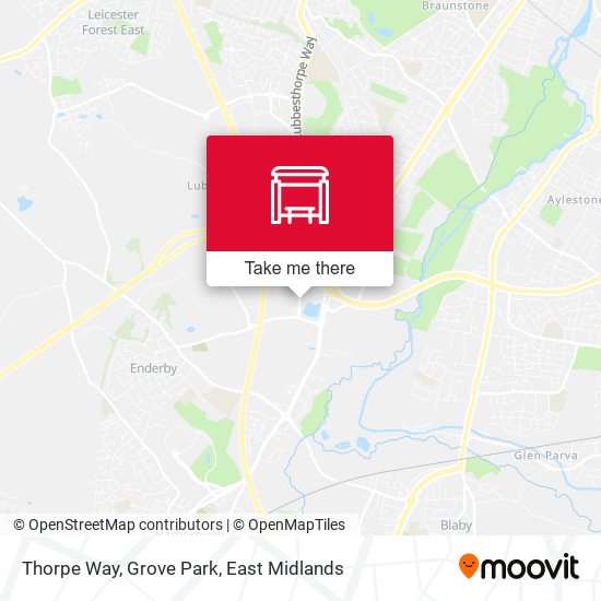 Thorpe Way, Grove Park map