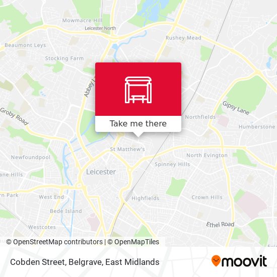 Cobden Street, Belgrave map