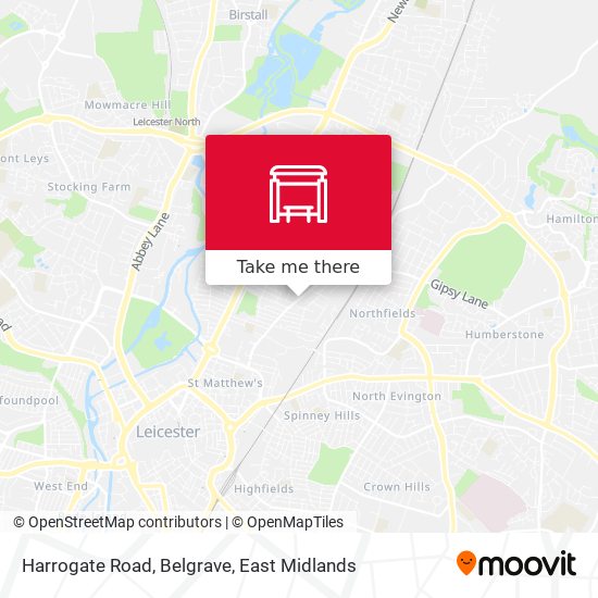 Harrogate Road, Belgrave map