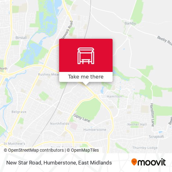 New Star Road, Humberstone map
