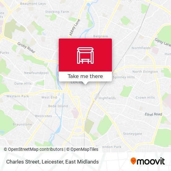 Charles Street, Leicester map