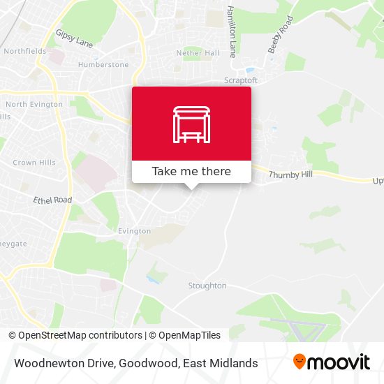 Woodnewton Drive, Goodwood map