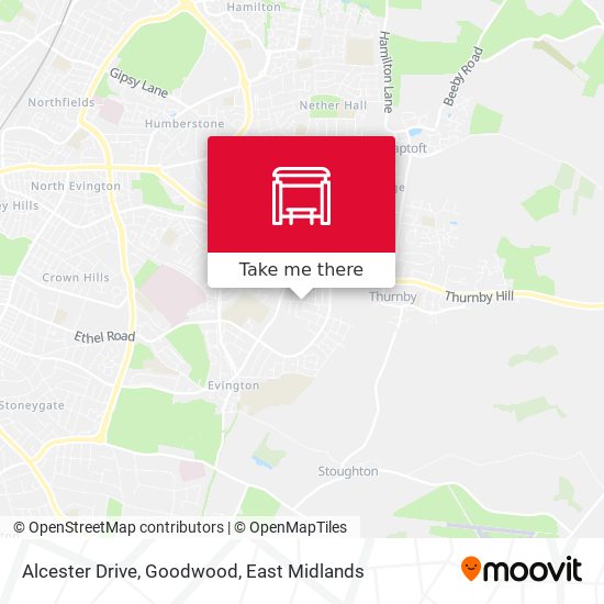 Alcester Drive, Goodwood map