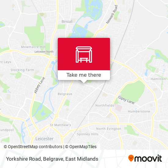 Yorkshire Road, Belgrave map