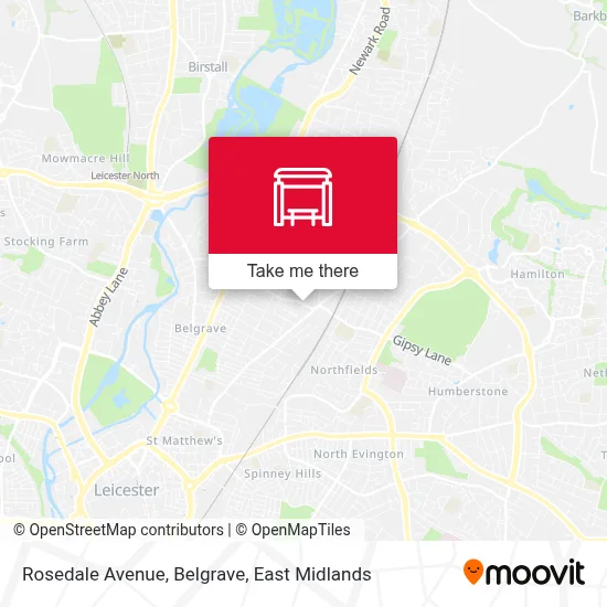 Rosedale Avenue, Belgrave map