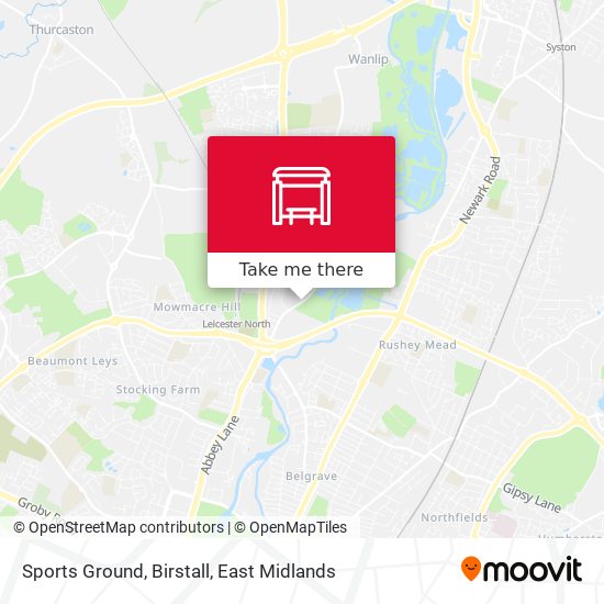 Sports Ground, Birstall map